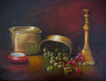Brass with Grapes 12x16